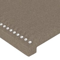 Hoofdbord 100x5x78/88 cm stof taupe 8720287147527 4