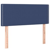 Hoofdbord 100x5x78/88 cm stof blauw 8720287147541 2
