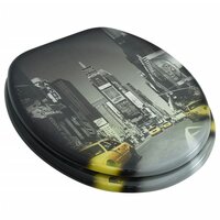 Toiletbril van MDF met New York dessin 8718475908890 2