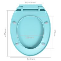 Toiletbril soft-close ovaal groen 8719883818788 10