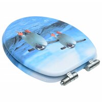 Toiletbril met soft-close deksel pingu&iuml;n MDF 8720286028629 4