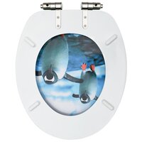 Toiletbril met soft-close deksel pingu&iuml;n MDF 8720286028629 7