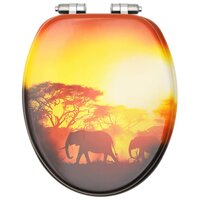 Toiletbril met soft-close deksel savanne MDF 8720286028643 5