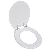 Toiletbril met soft-closedeksel 2 st MDF wit 8718475796831 2