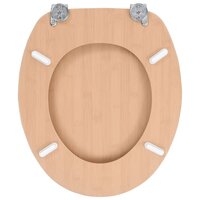 Toiletbrillen 2 st met deksels bamboeontwerp MDF 8719883691596 6