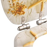 Toiletbrillen 2 st met soft-close deksels MDF zeesterontwerp 8719883691619 7