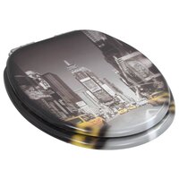 Toiletbrillen 2 st met soft-close deksels MDF New York ontwerp 8719883691640 4