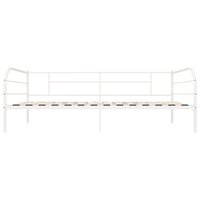 Bedbankframe metaal wit 90x200 cm 8719883989464 4