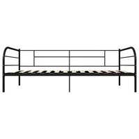 Bedbankframe metaal zwart 90x200 cm 8719883989471 4