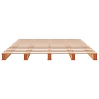 Palletbed massief grenenhout wasbruin 140x200 cm 8721012315297 4