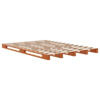 Palletbed massief grenenhout wasbruin 140x200 cm 8721012315297 6