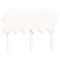 Seniorenbed met hoofdbord massief hout wit 8720845406929 8