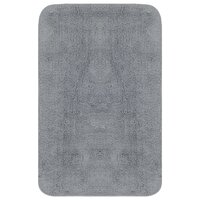 Badmattenset stof grijs 2-delig 8718475603504 2