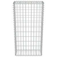 Schanskorfmuur met deksels 50x20x100 cm gegalvaniseerd staal 8719883592114 4