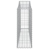 Schanskorf gewelfd 200x30x80/100 cm gegalvaniseerd ijzer 8720845650476 4