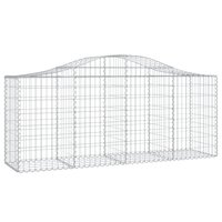 Schanskorf gewelfd 200x50x80/100 cm gegalvaniseerd ijzer 8720845650575 2