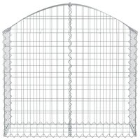 Schanskorf gewelfd 100x30x80/100 cm gegalvaniseerd ijzer 8720845650872 3