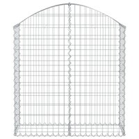 Schanskorf gewelfd 100x30x100/120 cm gegalvaniseerd ijzer 8720845650889 3