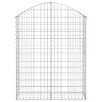 Schanskorf gewelfd 100x30x120/140 cm gegalvaniseerd ijzer 8720845650896 3