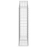 Schanskorf gewelfd 100x30x120/140 cm gegalvaniseerd ijzer 8720845650896 4