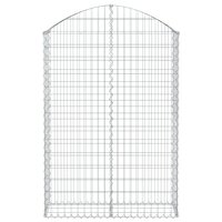 Schanskorf gewelfd 100x30x140/160 cm gegalvaniseerd ijzer 8720845650902 3