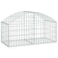 Schanskorf gewelfd 100x50x40/60 cm gegalvaniseerd ijzer 8720845650957 2