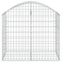 Schanskorf gewelfd 100x50x80/100 cm gegalvaniseerd ijzer 8720845650971 3