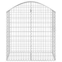 Schanskorf gewelfd 100x50x100/120 cm gegalvaniseerd ijzer 8720845650988 3