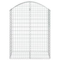 Schanskorf gewelfd 100x50x120/140 cm gegalvaniseerd ijzer 8720845650995 3