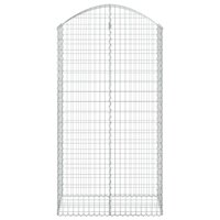 Schanskorf gewelfd 100x50x180/200 cm gegalvaniseerd ijzer 8720845651022 3