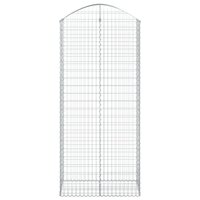 Schanskorf gewelfd 100x50x220/240 cm gegalvaniseerd ijzer 8720845651046 3