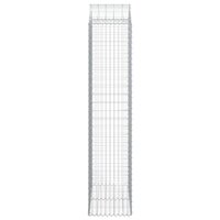 Schanskorf gewelfd 100x50x220/240 cm gegalvaniseerd ijzer 8720845651046 4