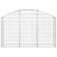 Schanskorf gewelfd 150x30x80/100 cm gegalvaniseerd ijzer 8720845651077 3