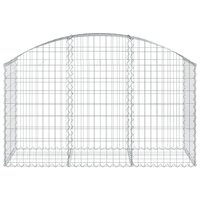 Schanskorf gewelfd 150x50x80/100 cm gegalvaniseerd ijzer 8720845651176 3