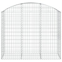 Schanskorf gewelfd 150x50x120/140 cm gegalvaniseerd ijzer 8720845651190 3