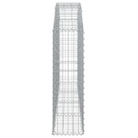 Schanskorf gewelfd 200x30x100/120 cm gegalvaniseerd ijzer 8720845651282 4