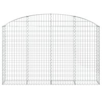 Schanskorf gewelfd 200x30x120/140 cm gegalvaniseerd ijzer 8720845651299 3