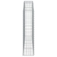 Schanskorf gewelfd 200x30x120/140 cm gegalvaniseerd ijzer 8720845651299 4