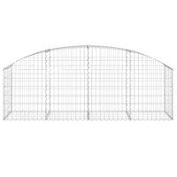 Schanskorf gewelfd 200x50x60/80 cm gegalvaniseerd ijzer 8720845651367 3