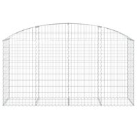 Schanskorf gewelfd 200x50x100/120 cm gegalvaniseerd ijzer 8720845651381 3