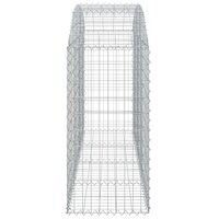 Schanskorf gewelfd 200x50x100/120 cm gegalvaniseerd ijzer 8720845651381 4