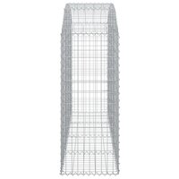 Schanskorf gewelfd 200x50x120/140 cm gegalvaniseerd ijzer 8720845651398 4