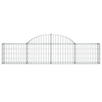 Schanskorf gewelfd 200x30x40/60 cm gegalvaniseerd ijzer 8720845651459 3