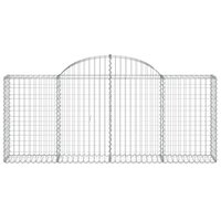 Schanskorf gewelfd 200x30x80/100 cm gegalvaniseerd ijzer 8720845651473 3