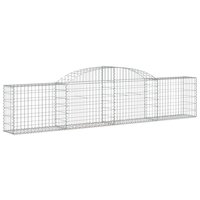 Schanskorf gewelfd 300x30x60/80 cm gegalvaniseerd ijzer 8720845651664 2