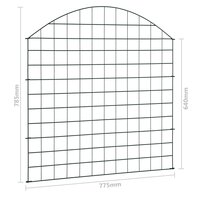 Schuttingset gebogen 77,5x78,5 cm groen 8719883785783 7