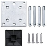 Schuttingset 4 vierkant en 1 schuin 792x186 HKC grijs 8719883908830 12