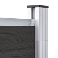 Schuttingpaneel 180x186 cm HKC zwart 8720286194683 5