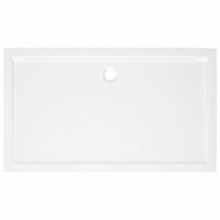 Douchebak rechthoekig 70x120 cm ABS wit 8720286206072 5