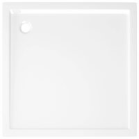 Douchebak vierkant 80x80 cm ABS wit 8720286206096 5